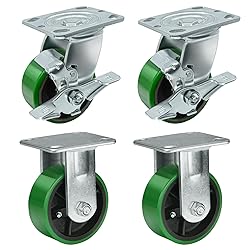 HANDSAMMU 4 Inch Caster Wheels Heavy