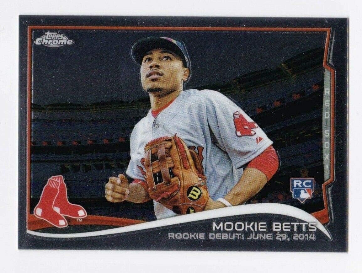 MOOKIE BETTS 2014 Topps Chrome Update MLB Rookie Debut Card
