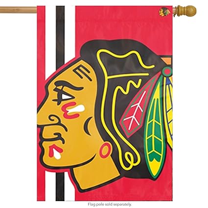 Chicago Blackhawks 2 X 3 Nhl Licensed Bold Logo Banner Free