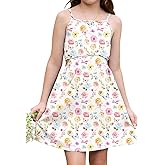 blibean Girls Summer Dress Tween Cutout Sun Dresses Size 6-15 Years