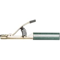 ISHOP Stinger V Electrode Holder – Non-Insulated, 250-350 Amp, Brass Construction, Comfort Grip, Made In USA, For Pipeline Welding