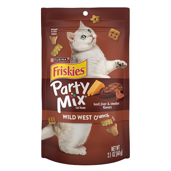 FRISKIES PARTY MIX – WILD WEST CRUNCH – 2.1 OZ