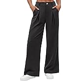 ANRABESS Women Wide Leg Dress Pants 2026 Summer High Waisted Business Casual Work Trousers Dressy Office Palazzo Pants Slacks