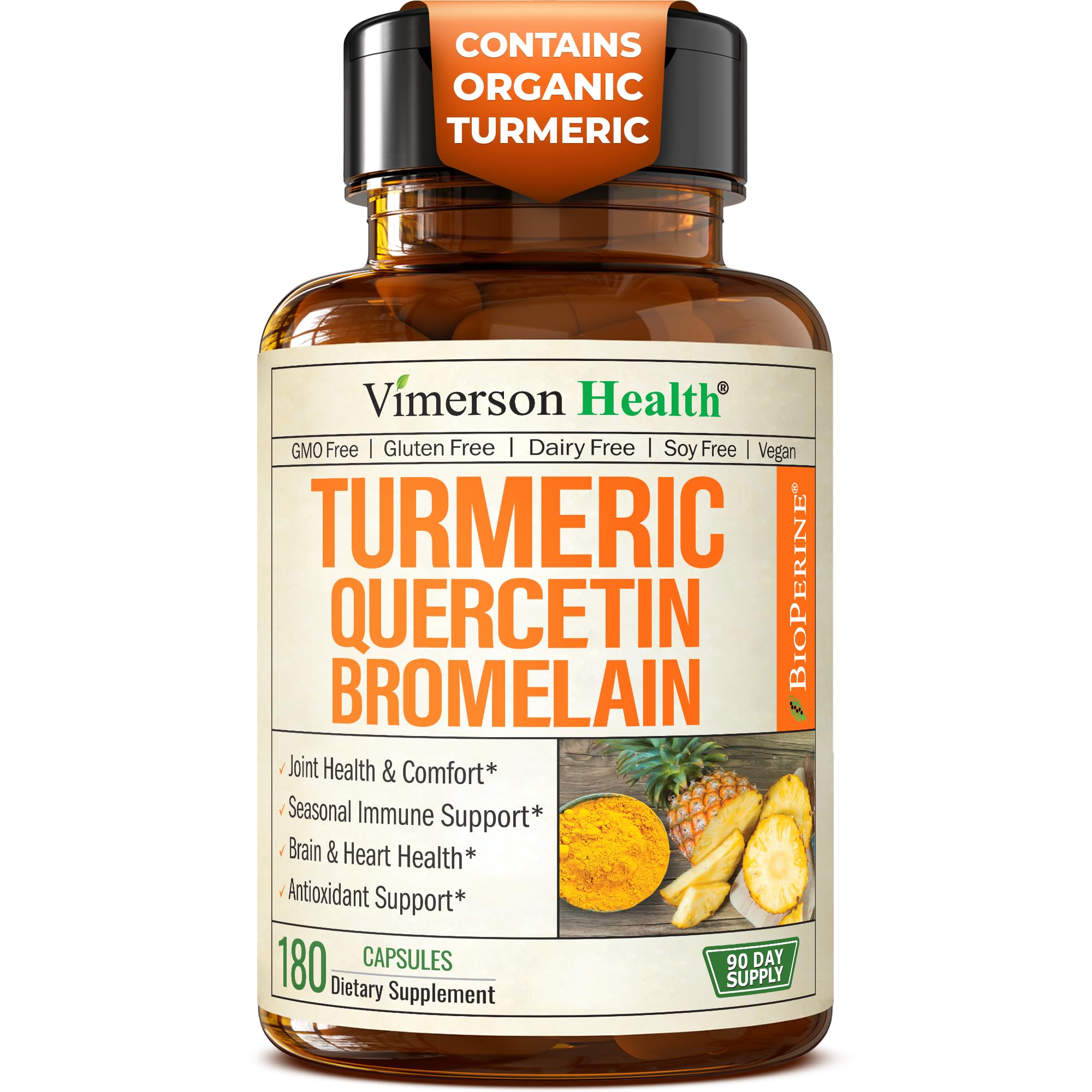 Quercetin with Bromelain Turmeric Curcumin