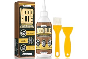 Protado Wood Glue for Furniture Heavy Duty, 200ml Strong Bond Waterproof Professional Furniture Repair Glue Dries Clear for W