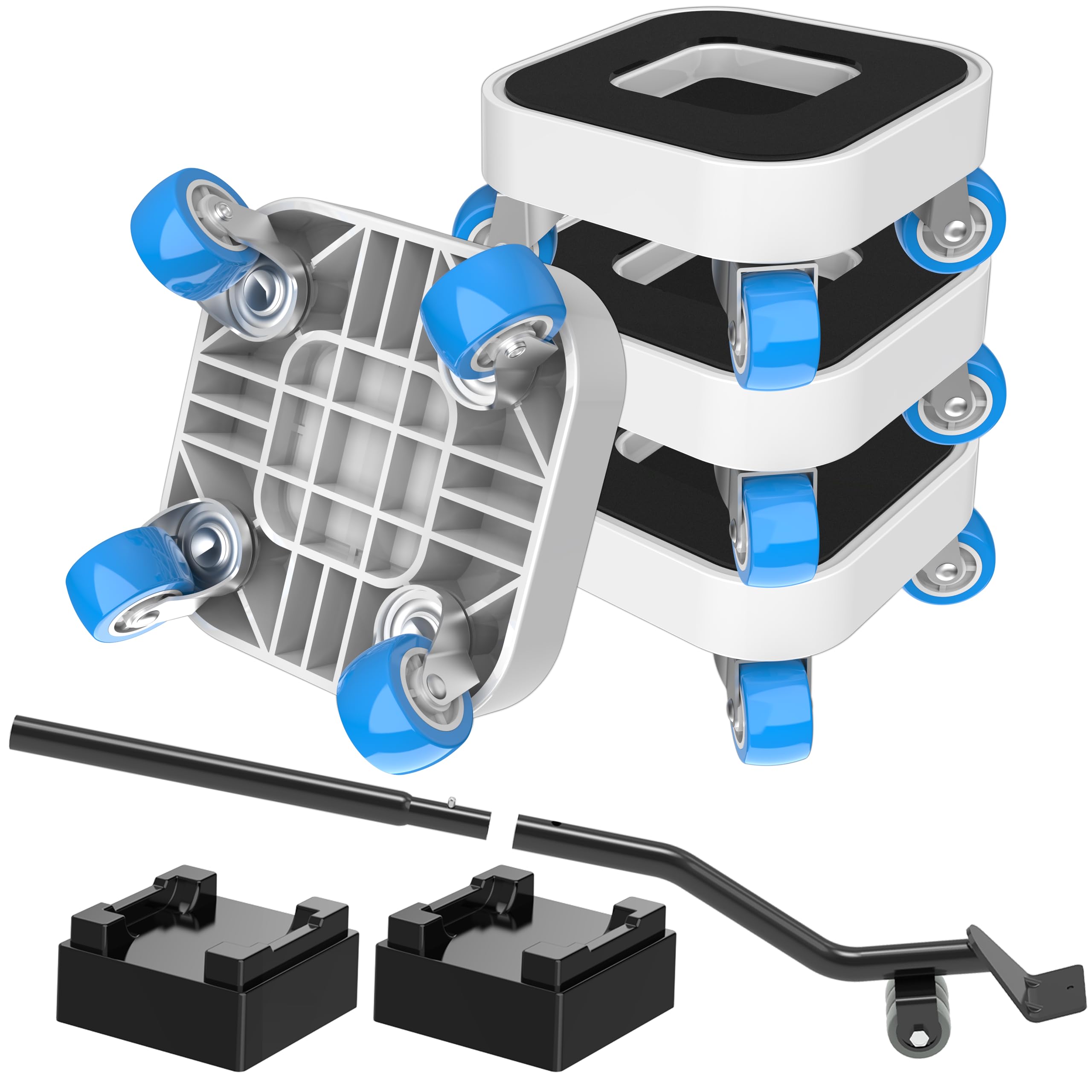 Photo 1 of New Upgrade Furniture Sliders, Furniture Movers with Wheels, Furniture Lift Mover Tool Set with 360° Rotatable Wheels, Furniture Dolly for Moving Heavy Duty Sofa, Bed, Load Capacity Up to 750lb