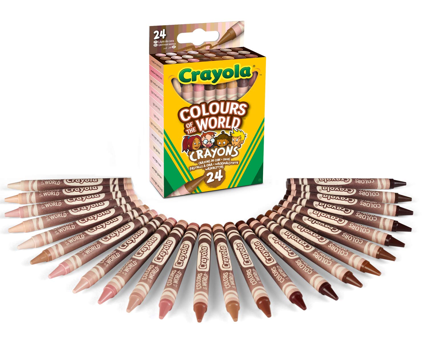 Crayola Colours of the World 24 Crayons