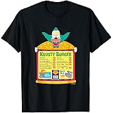 The Simpsons Krusty The Clown Krusty Burger Menu T-Shirt