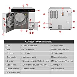 Class B Fully Lab Autoclave Digital Table Top