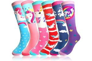 Talla única Mujer 2 Pares Calcetines Hasta Rodilla Miércoles