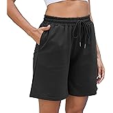 EZPERY Womens Athletic Shorts Jogger Sweat Summer Loose Drawstring Bermuda Shorts with Pockets