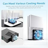 ELUTENG 140mm USB Fan 3 Speed 5V Computer Router DVR Receiver Game Console view 8
