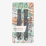 kwmobile 2x Black Silicone Watch Straps for Blackview X1 Smartwatch Replacement view 7