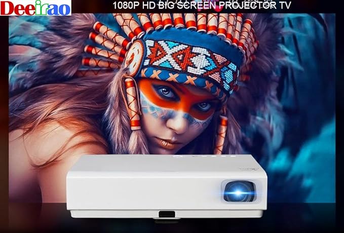 Deeirao Proyector láser 3D, proyector de Cine en casa DLP ...