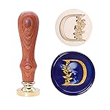 SWANGSA Initial Alphabet D Wax Seal Stamp, Vintage