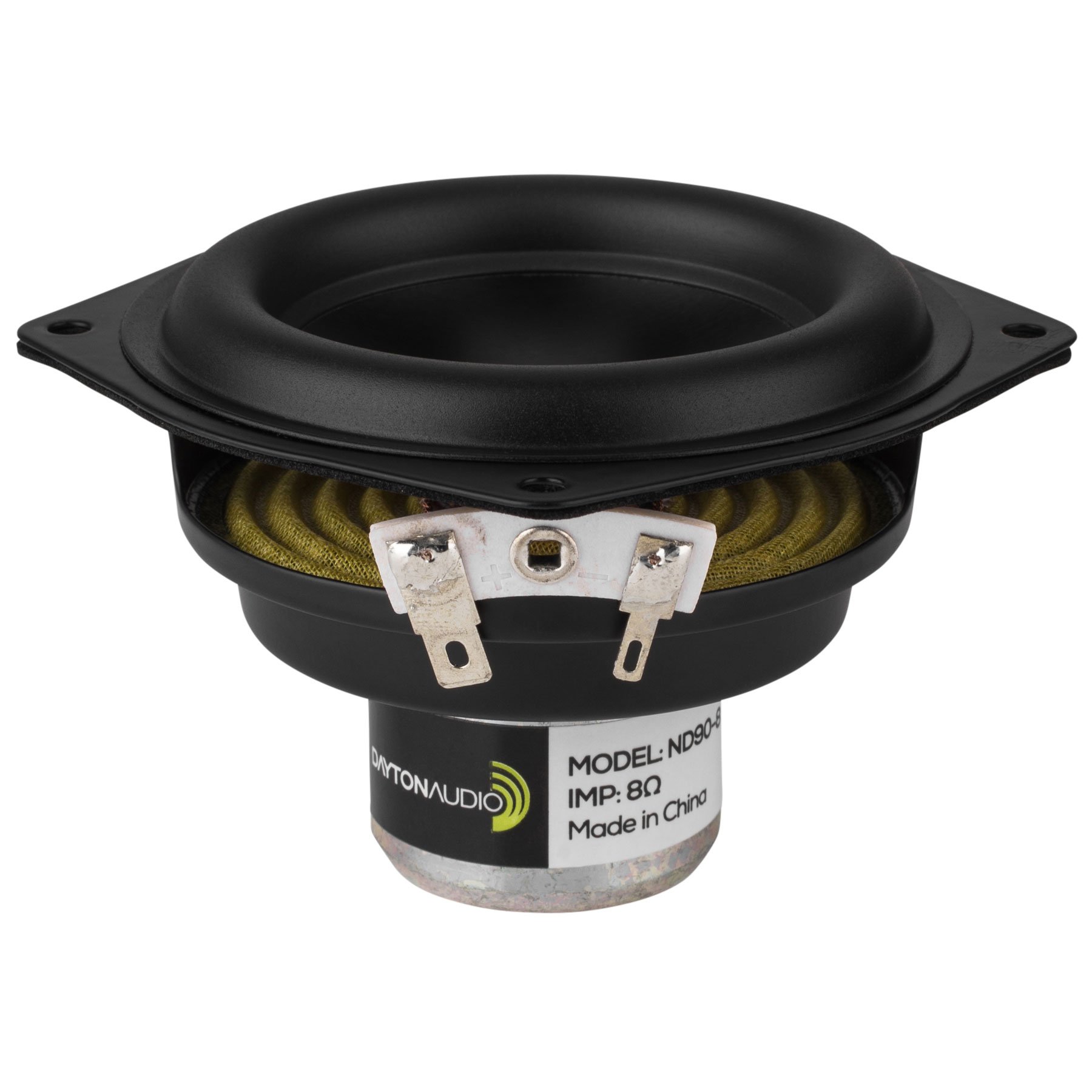DAYTONAUDIO Dayton Audio ND90-8 3-1/2" Aluminum Cone Full-Range Driver 8 Ohm