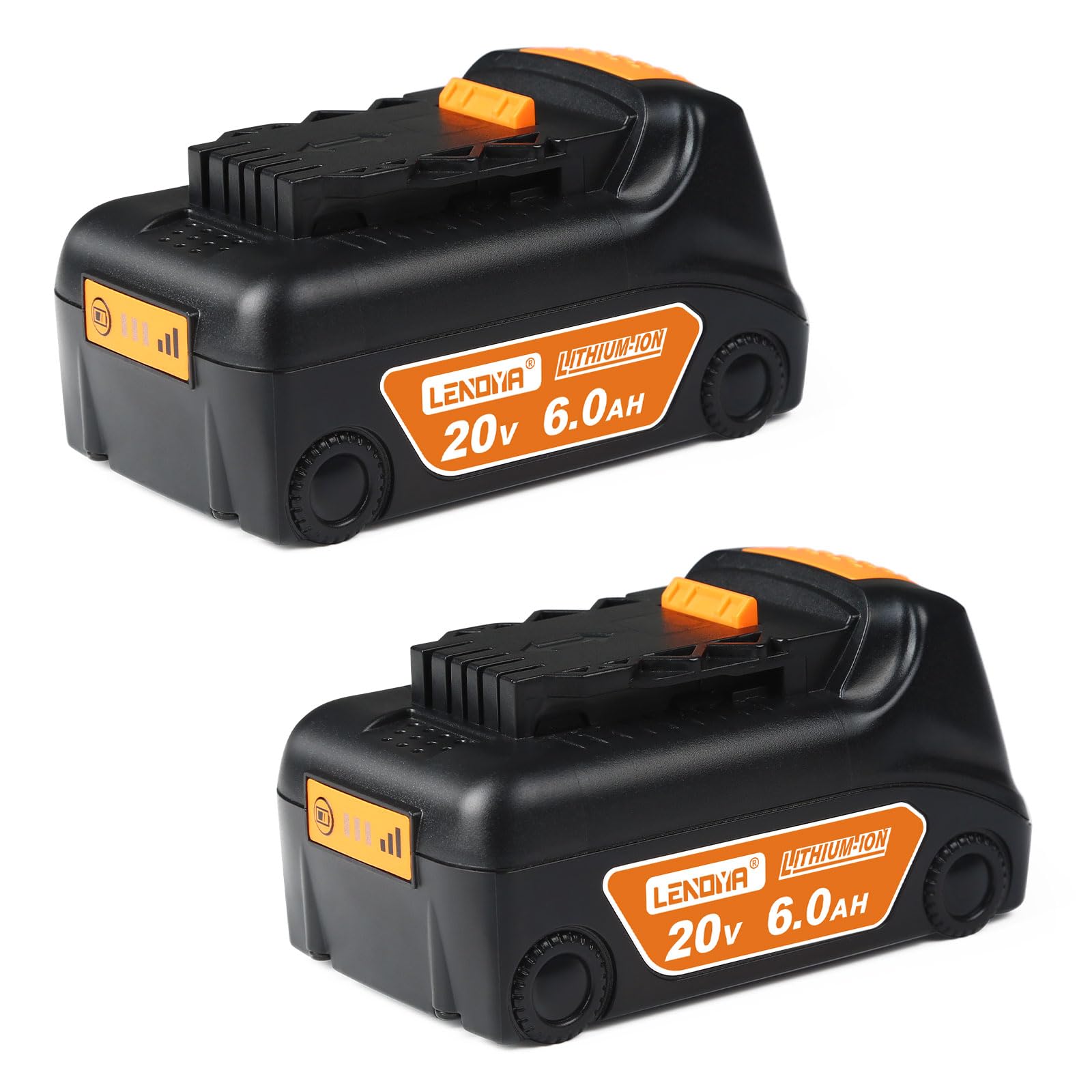 Photo 1 of Lenoya Upgraded 6.0Ah Replacement for Dewalt 20V Battery 2Packs 20V Max High Capacity