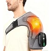 Tobeoning Shoulder Heating Pad with Massage Cordless, Shoulder Massager for Pain Deep Tissue, Heated Shoulder Wrap with Massage, Heat Pad for Pain