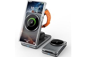 3 in 1 Charging Station for Samsung, Magnetic Wireless Charger for Samsung Galaxy S25 Ultra/Z Fold7/Flip7/S24/S22/Buds, One-C
