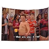 Gibby 'What Are You, A Cop?' Funny College Dorm Flag, 40"-90" Sizes, Soft High-definition Meme Flag (40"x30")