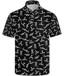 Funny Golf Shirts for Men Crazy Funny Golf Polo