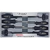 VESSEL ARMOR GRIP Screwdriver 8PC. Set | Precision Fit, Ergonomic Use