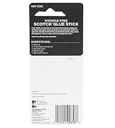 Scotch Wrinkle-Free Glue Sticks, 2 Pack, .27 oz Each