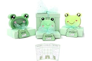 Happy Lolli Birthday Gift for Girls/Boys, 3 Individually Wrapped Gifts in 1 with 3 Tasks to Teach Kids Responsible Money Mana