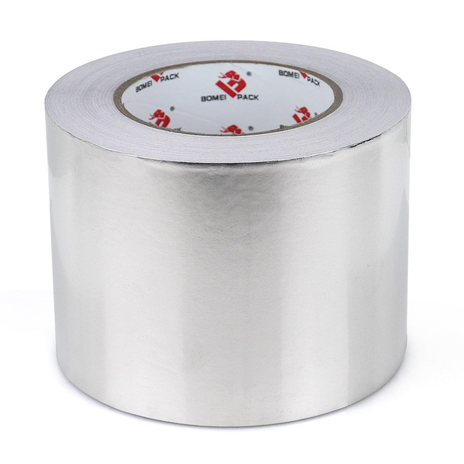 Photo 1 of BOMEI PACK Aluminum Foil Tape,Heavy Duty Metal Duct Tape,High Temperature Silver Tape,Perfect for Sealing & Patching,HVAC,Air Ducts,Insulation and Metal Repair (4 Inch)