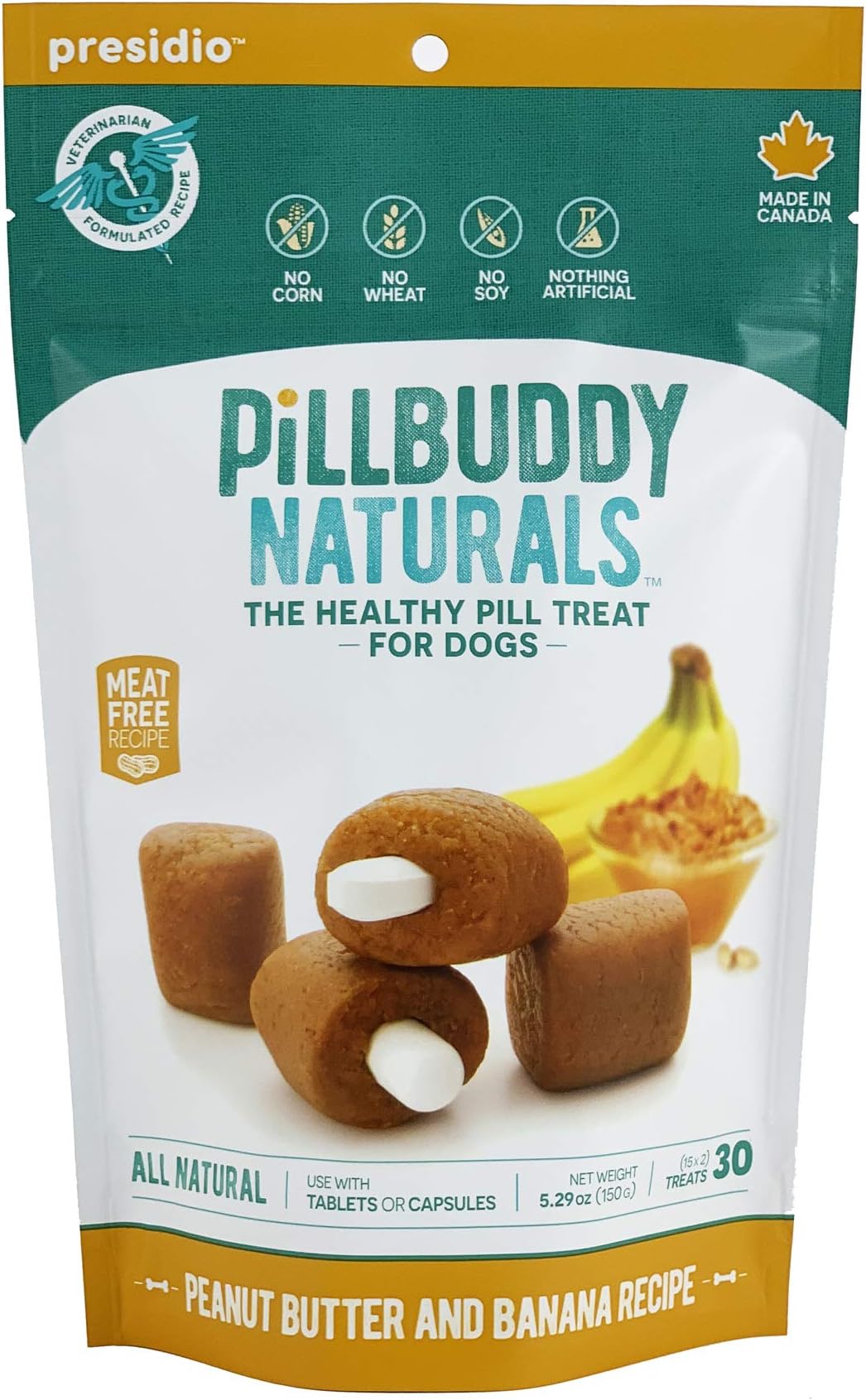 Pill Buddy Naturals Peanut Butter & Honey 30ct