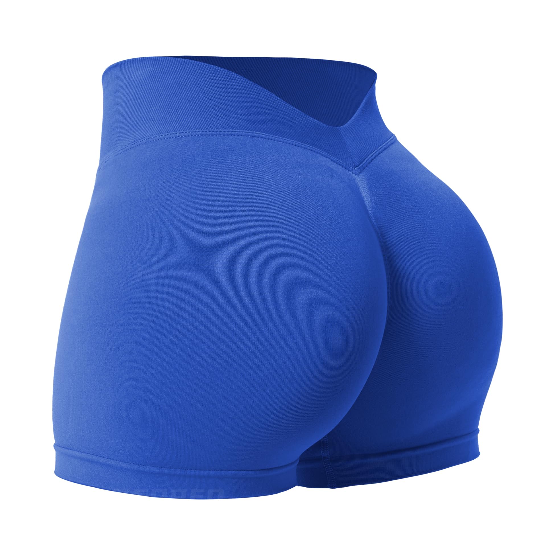 YEOREO Workout Scrunch Shorts Women V Back Gym Butt