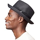 Pineapple⋆ Genoa Fedora Bucket Sun Straw Beach Hat Fine Braid UPF50+ Unisex