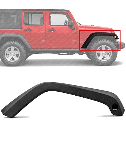 Amazon.com: For Jeep Wrangler JK 2018 Fender Flare Driver Side