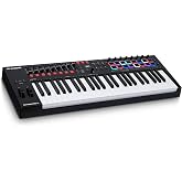 M-AUDIO Oxygen Pro 49 USB MIDI Keyboard Controller | 49 Velocity-Sensitive Keys, 16 Beat Pads, 8 Knobs, 9 Faders, and Bundled DAW Recording Software, for Music Production