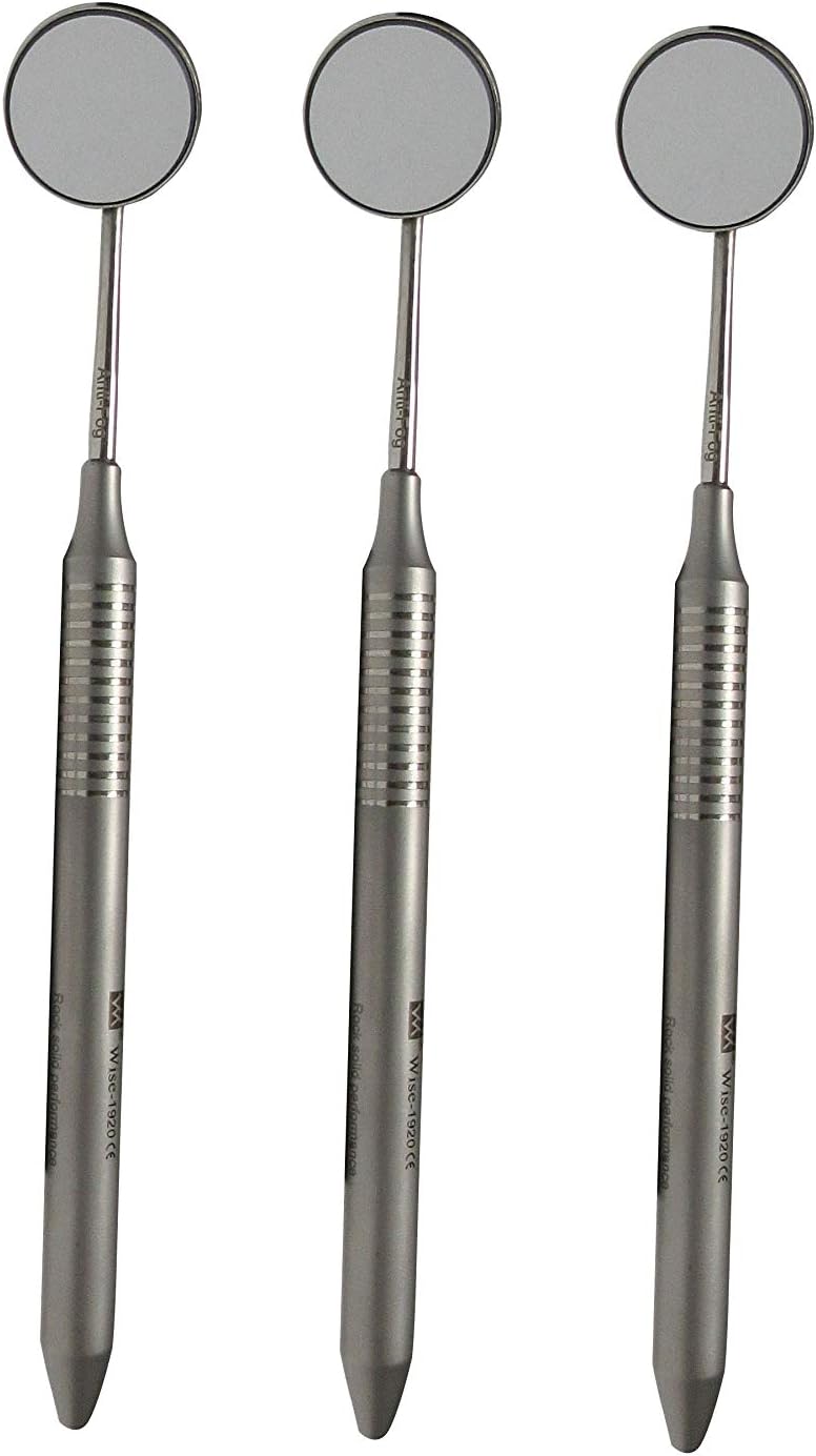 Wise Dental Mirror Front Surface 5 (Pack of 3) With