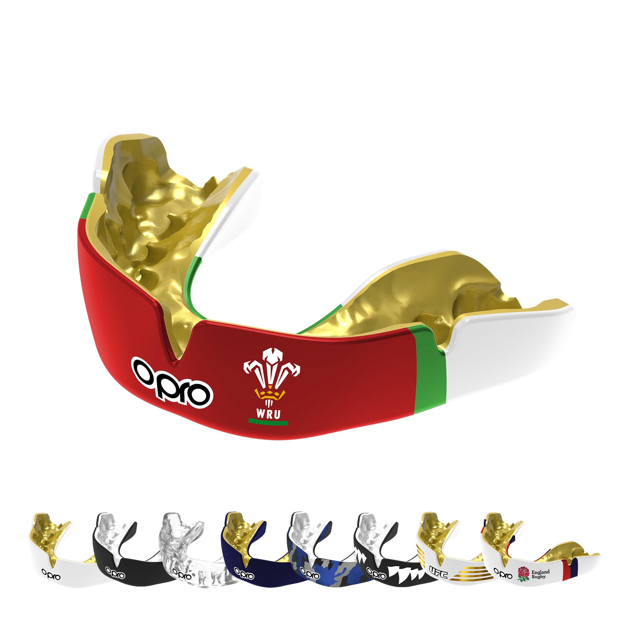 OPRO Instant Custom-Fit Mouthguard – Dentist Level Gum Shield Adult and Kids – OPRO Mouth Guard Boxing and MMA, Self-Fit Gum Shield Rugby and Hockey – Maximum Protection with Dental Warranty