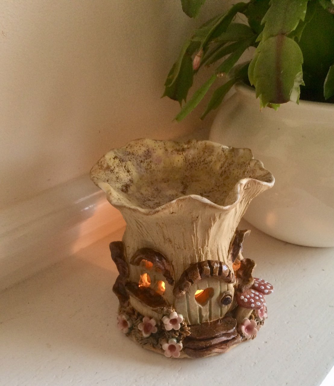 OIL BURNER/Room fragrance burner/Essential oil burner/HANDMADE Amazon