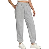 skytiebee Women's Sweatpants Fleece Lined Baggy Joggers Sweat Pants High Waisted Lounge Cinch Bottoms with Pocket, S-XL