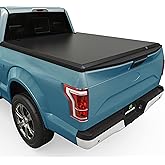 AUTOSAVER88 Soft Quad-fold Truck Bed Tonneau Cover Compatible with 2015-2026 Ford F-150 F150 (Excl. Raptor Series) 6.5ft Bed