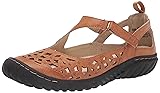 JBU Women's Bellerose Mary Jane Flat, Tan, 9