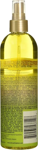 African Pride Braid Sheen Spray Extra Shine 355ml Olive Miracle Formula view 2