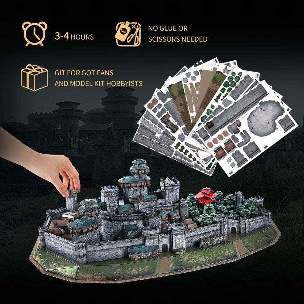 game of thrones winterfell 3d puzzle