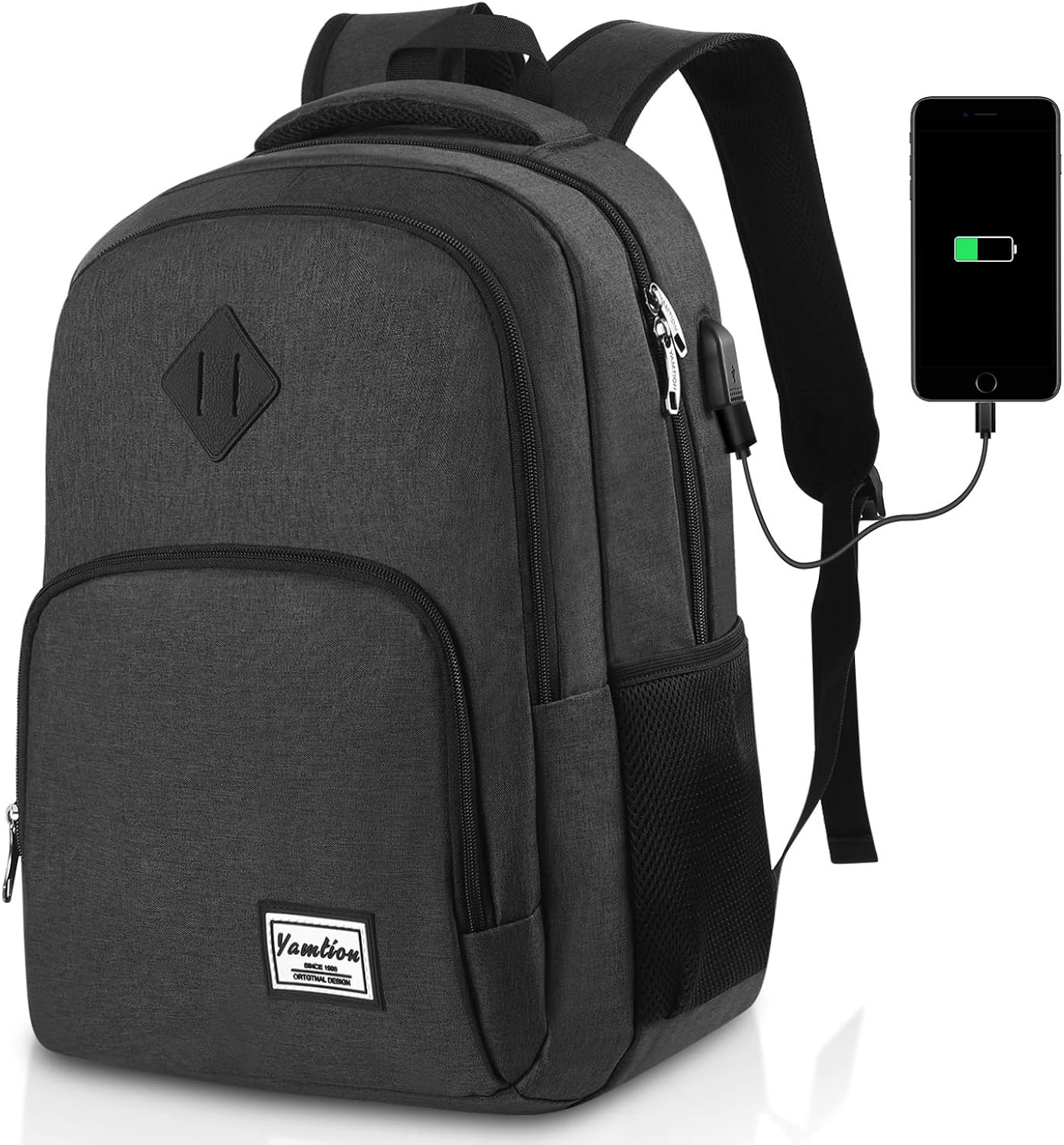 LaptopRucksack, Schulrucksack, wasserabweisend, ComputerRucksack mit