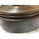 LIUDA 2" x20' ft Vinyl Outdoor Patio Lawn Furniture Repair Strap Strapping Matte Finish (Brown) + 20 Free Rivets!