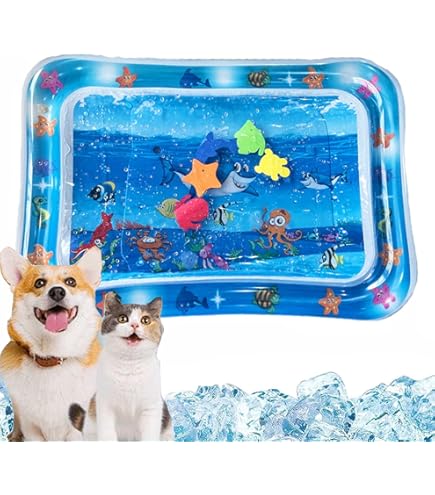Water Mat Extra Large Pet Water Play Mat 39x39 Inch Cooling Pad