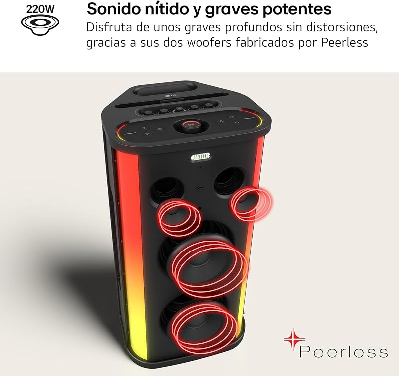 STAGE501 - Coluna Xboom Stage 501, Alta Potência, 220W