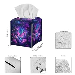 Talayituse Galaxy Butterfly Daisy Print Tissue Box