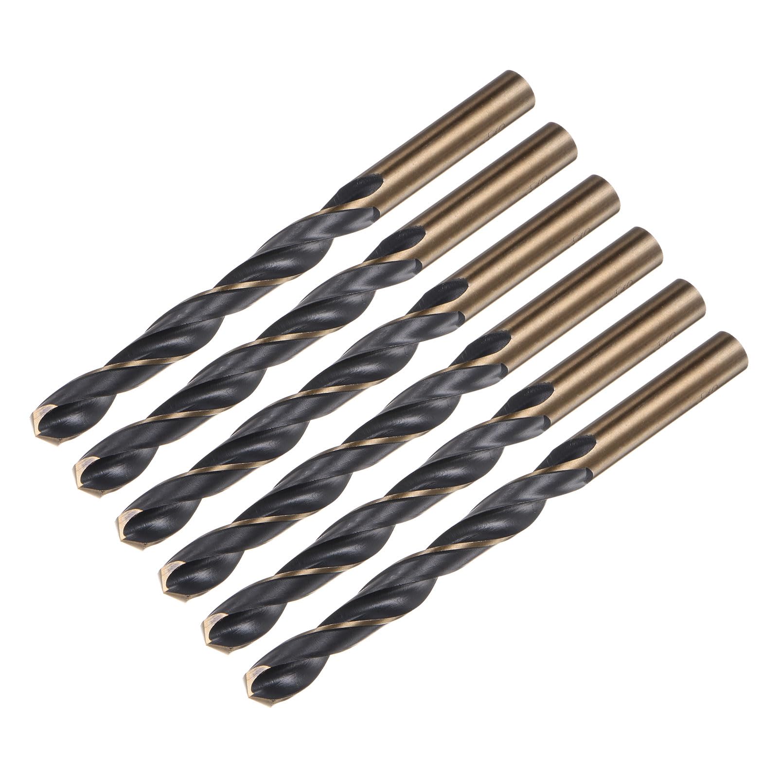 uxcell 6pcs Jobber Drill Bits 9.5mm Black Nitride
