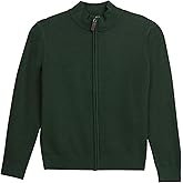 X RAY Boy's (4-12) Full Zip Mock Neck Cardigan Sweater, Kids Classic Fit Soft Lightweight Knit Sweater