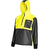 Grundéns Neptune Thermo Anorak Jacket | Durable Waterproof Protection Jacket with Warm Fleece Backer for Fishing Rain Gear